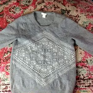 J.crew factory gray sweater small